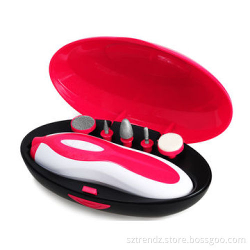 Zlime ZL-N6603 New Special Design Battery Operated LED Lighted Electric Manicure and Pedicure Set
